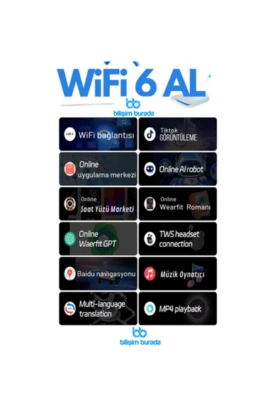 Hk10 Ultra 3 Wifi Modeli 2.02 Inç Uyumlu Amoled Ekran Akıllı Saat App Store Kordon - 2