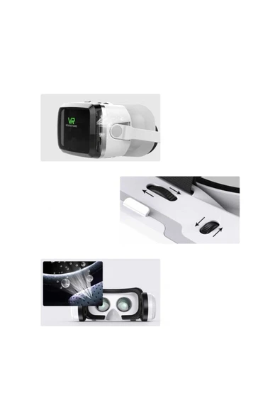 VR Shinecon G04BS Kablosuz Bluetooh Versiyon 3D Sanal Gerçeklik VR Gözlüğü 4.5-6.7 Inch - 4