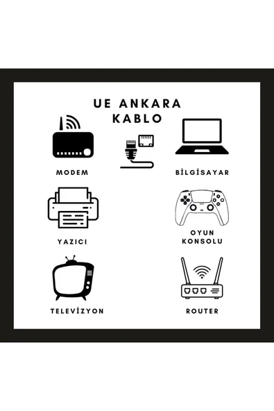 200 Metre Cat6 Internet Kablosu Ethernet Cat 6 - 2