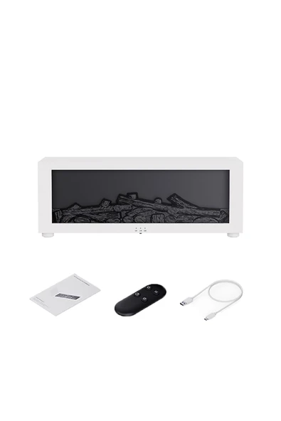 Bilişim Burada Alev Efektli Koku Difüzörü Nemlendirici Uzaktan Kumanda - 3