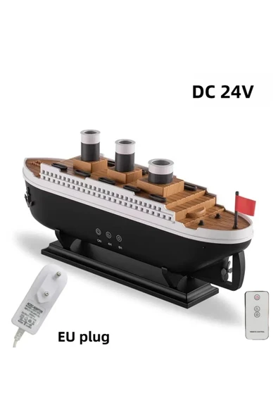 Titanic Gemi ModeliHava Nemlendirici Uçucu Yağ Difüzörü Denizanası Duman Halkası Sprey AROMA YAYICI - 7