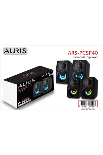 PCSP40 RGB Gaming Oyuncu Bilgisayar Hoparlörü