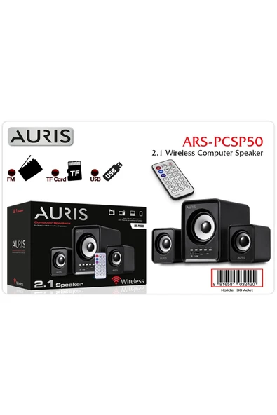 PCSP50 Bluetooth Kumandalı 2+1 Kablosuz Bilgisayar Hoparlörü
