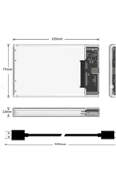 BİLİŞİM ZR22 USB 3,1 TYPE-C HDD CASE