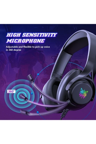 Bilişim Burada X16 Gaming RGB Kablolu Mikrofonlu Oyuncu Kulaklığı - 2