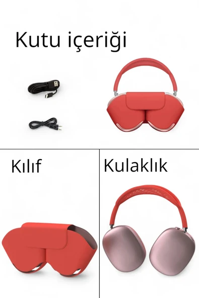 ARS-Airmax Çantalı Kablosuz Kulaküstü Bluetooth Kulaklık - 2