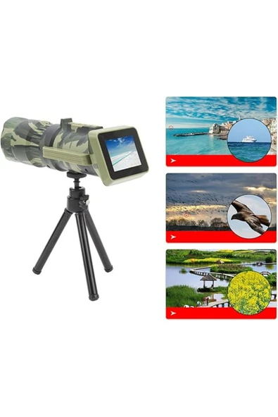 WY01 Çocuk Teleskop  16X Monoküler Teleskop 1080P HD Oyun Fonksiyonu Seyahat Için Katlanır - 7