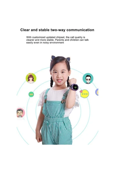 Z6 Çocuk Konum Takipli GSM Destekli Gps Özellikli Akıllı Saat Kırmızı Btk Onaylı, Kapanmama Garanti - 2