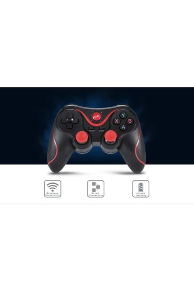 X3 Bluetooth Kablosuz Oyun Kolu Gamepad Telefon Tutucu Stand - 6