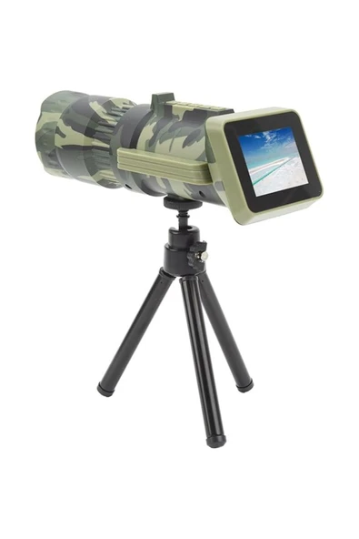 WY01 Çocuk Teleskop  16X Monoküler Teleskop 1080P HD Oyun Fonksiyonu Seyahat Için Katlanır - 1