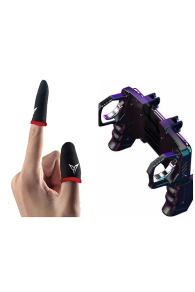 1 Çift Logolu Pubg Parmak Eldiven K21 Pubg Oyun Konsol