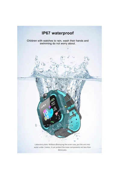 Z6 Çocuk Konum Takipli GSM Destekli Gps Özellikli Akıllı Saat Kırmızı Btk Onaylı, Kapanmama Garanti - 3