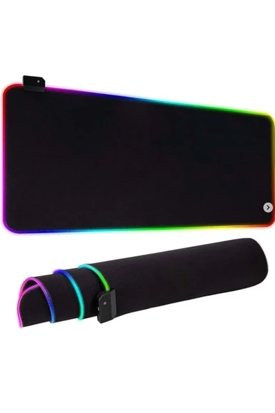 BİLİŞİM BURADA ZR265 RGB SİYAH MOUSE PAD 80X30