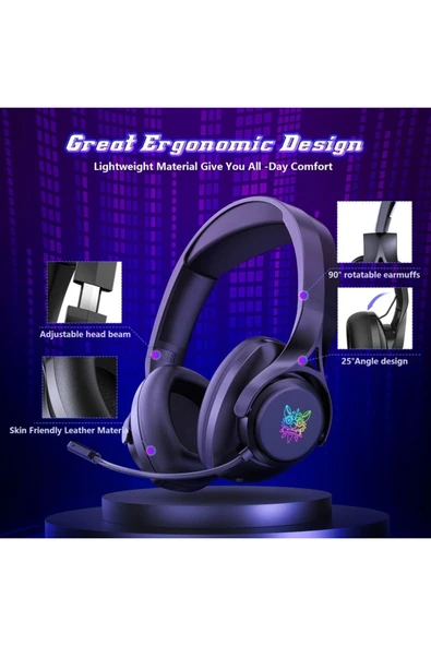 Bilişim Burada X16 Gaming RGB Kablolu Mikrofonlu Oyuncu Kulaklığı - 4