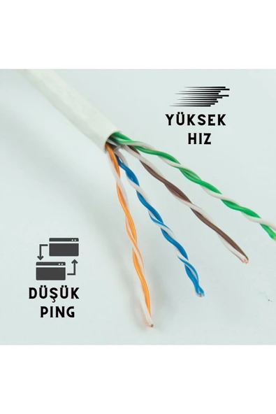 200 Metre Cat6 Internet Kablosu Ethernet Cat 6 - 3