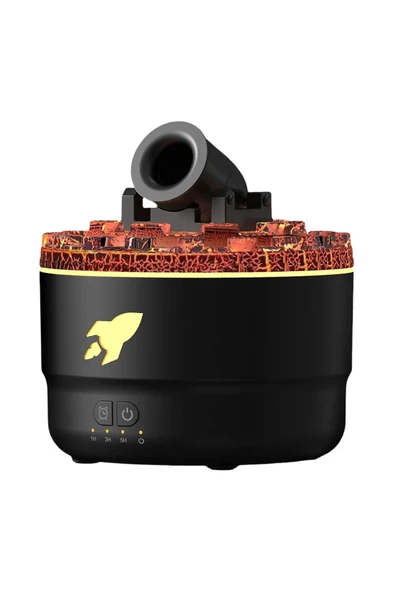 Volkanik Çatlak Top Patlama Efektli 7 Renk Led Işıklı Zamanlayıcılı Uçucu Yağ Difüzörü Nemlendirici