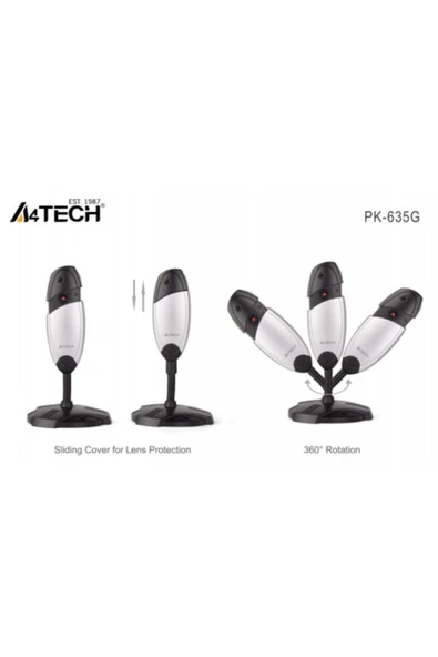 A4-tech Pk-635g Anti-glare 480p Mikrofonlu Webcam