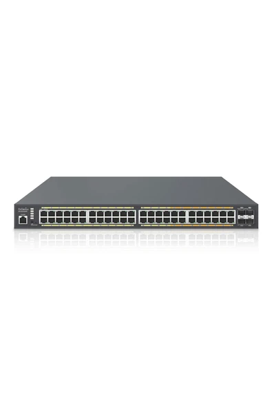 Ecs2552fp Poe+ Switch 32 X 1000 Port, 16 X 2500 Port, 4 X Sfp+ 10gig Port, L2+ 48-port Poe+