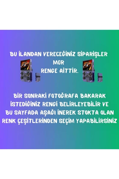 R36s Oyun Konsolu El Atarisi Arkos İşletim Sistemi 64 Gb Hafıza +15.000 Oyun 3.5 Inch Ekran - 2