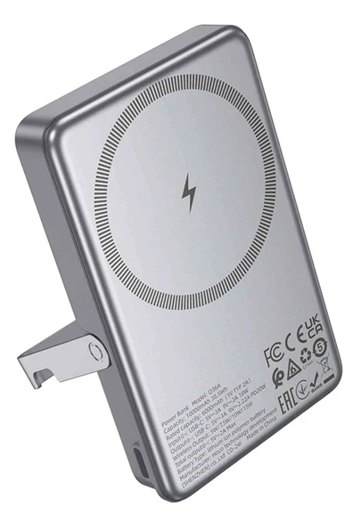 Hoco Q36A Sunlight 10.000 mAh 20W Type-C Çıkışlı PD Kablosuz Şarj Özellikli Standlı Powerbank - Resim 12