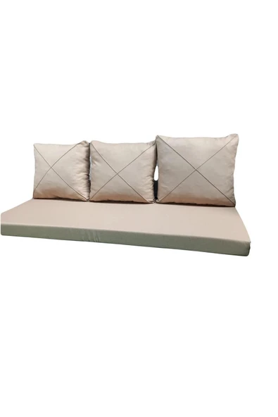 DENART GARDEN 3+1+1 Balkon, Bahçe Takımı Minder Seti - Resim 3