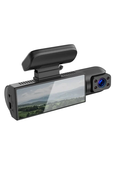 M8 HD 1080P 3-16'' Çift Lens Geniş Açı WiFi Araç içi Güvenlik Kamerası - 4