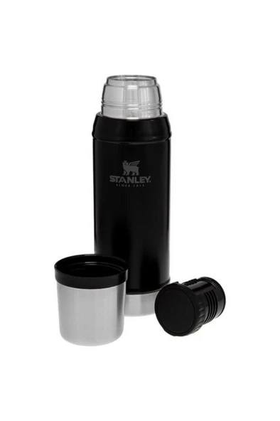 Stanley Klasik Vakumlu Siyah 0.75 lt Çelik Termos - 2