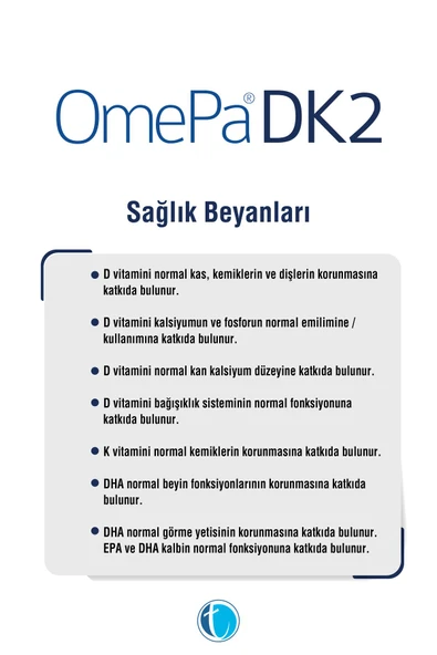 OmePa DK2 50 Yumuşak Kapsül Omega 3 Balık Yağı - 4