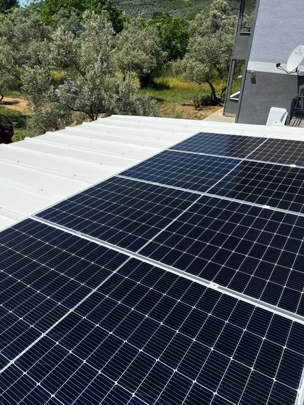 Güneş Paneli Montaj Aparatı 4 Panel İçin 10 Adet 30 cm Profil 10 Adet Klemp - 3