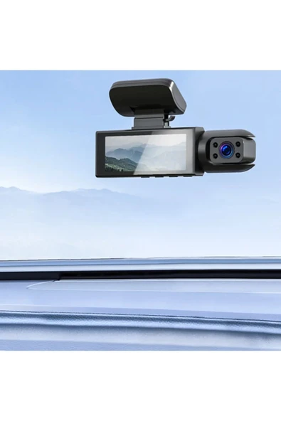 M8 HD 1080P 3-16'' Çift Lens Geniş Açı WiFi Araç içi Güvenlik Kamerası - 3