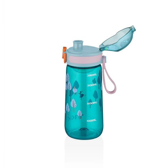 Vagonlife Tkk T1005 550ml Desenli Yeşil Matara - Resim 2