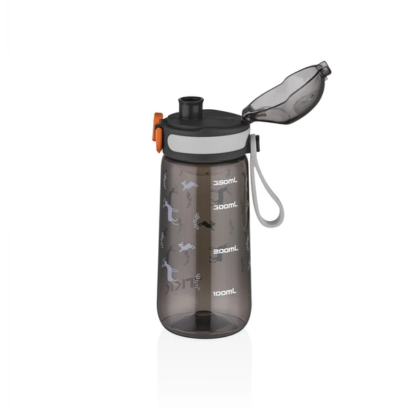 Vagonlife Tkk T1005 550ml Desenli Siyah Matara - Resim 2