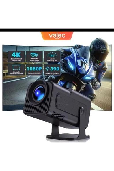 Taşınabilir Game Projektör Full Hd 1080p 4k Hcs350 Projeksiyon Gamepad - 2