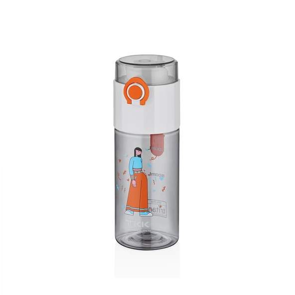 Vagonlife Tkk T1013 500ml Desenli Beyaz Matara