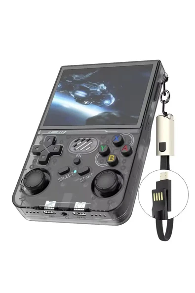 Bilişim Burada R36XX Wİfi Özellikli Retro El Oyun Konsolu 64GB 15.000+ Oyun Çift Çipli Arkos - 3