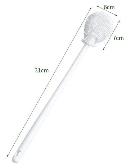 Kavanoz ve Biberon Yıkama Fırçası Silikon - 5