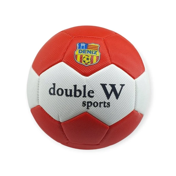 Futbol Topu Dikişli 420 gr No:5 - FB-660-KIRMIZI