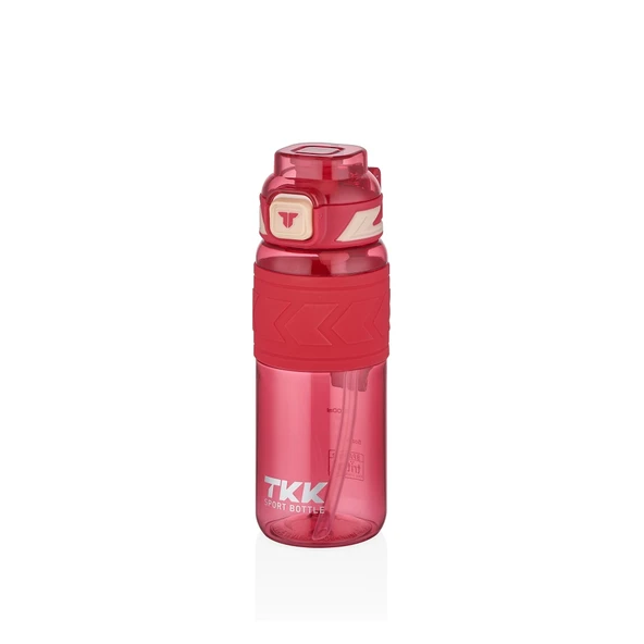 Tkk T1020 1000ml Pipetli Kırmızı Tritan Matara