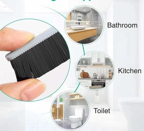 Derz Arası  Banyo Mutfak Dar Alan İnce Temizlik Fırçası - 5