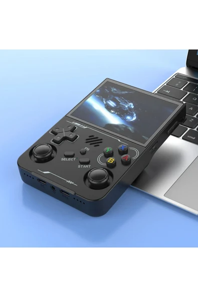 Bilişim Burada R36XX Wİfi Özellikli Retro El Oyun Konsolu 64GB 15.000+ Oyun Çift Çipli Arkos uyumlu