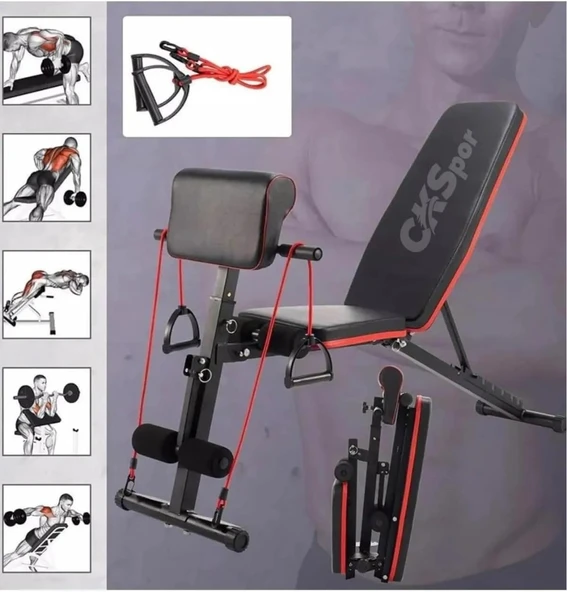 CKSpor Multiposition ve Biceps Combo Bench Ayarlanabilir Çok Fonksiyonlu Ağırlık Sehpası CKS-200 - 3