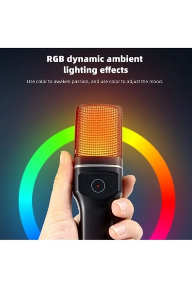 Yanmai Sf-777w 2.4g Kablosuz Oyun Masaüstü Rgb Işık Ve Blowout Mikrofon - 2