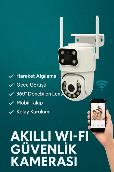 RX-29AI ÇİFT LENS FULL HD SESLİ IP KAMERA - 2