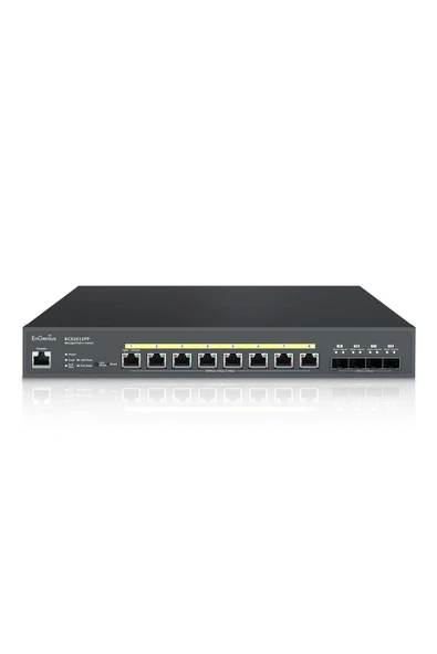 Ecs2512fp Poe++ Switch 8 X 2500 Port, 4 X Sfp+ 10gig Port, L2+ 8-port Poe++