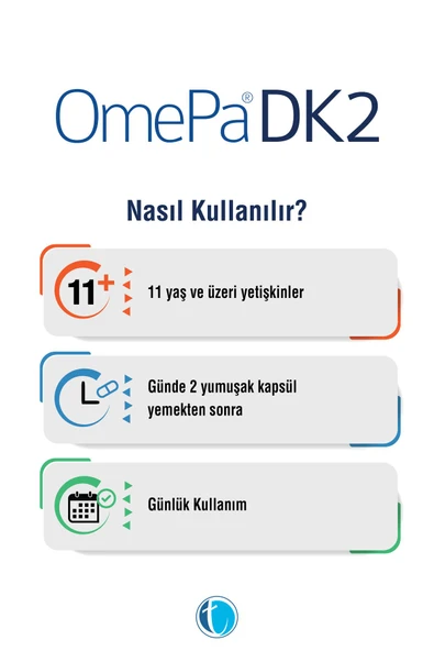 OmePa DK2 50 Yumuşak Kapsül Omega 3 Balık Yağı - 3
