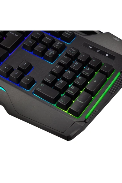 Klavye Gıantpeak Usb Kablolu Sese Duyarlı Rgb Işıklı Makro Gamıng - 5