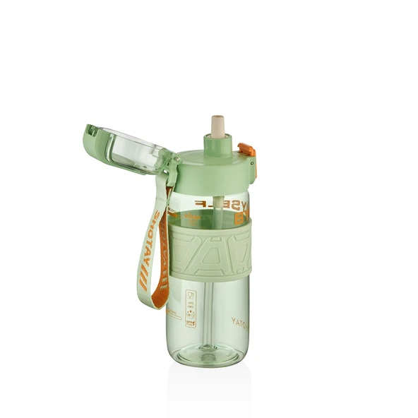 Shotay ST-7223 600ml Yeşil Pipetli Tritan Matara ürün görseli