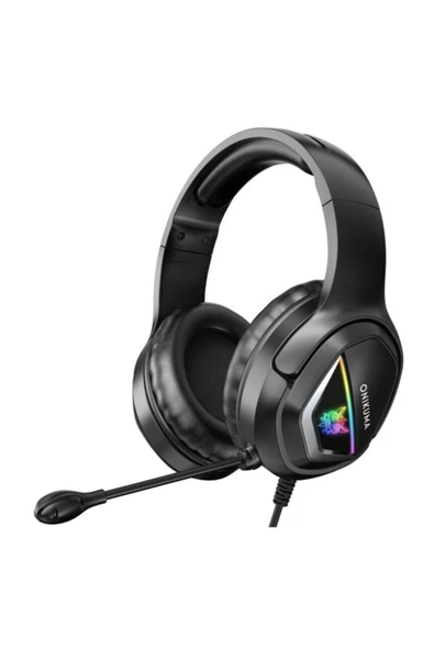 Onıkuma X2 3.5 Mm Jack Stereo Oyuncu Kulak Üstü Kulaklık Siyah