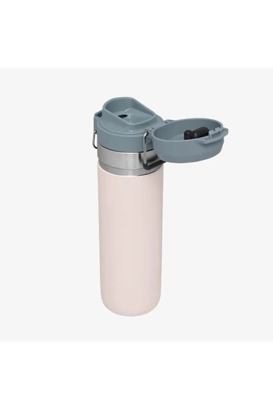 Stanley The Quick-flip Water Bottle 0.70l / 24oz Rose Quartz Termos - Resim 3
