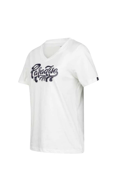 2AS ALONE BASKILI V YAKA KADIN T-SHİRT 406 - 3